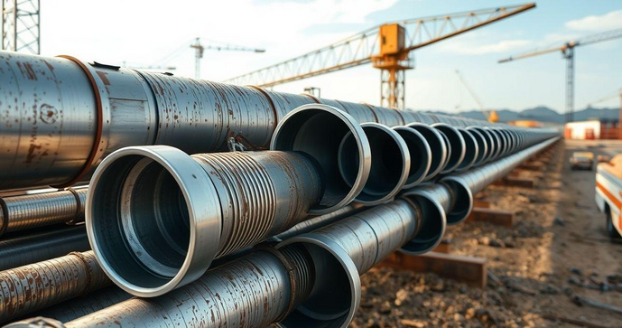 Tubo de aço galvanizado é a escolha ideal para durabilidade e resistência em projetos de construção
